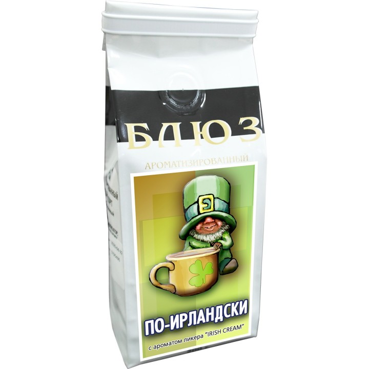 Ароматизированный кофе в зёрнах ПО-ИРЛАНДСКИ, 200 г